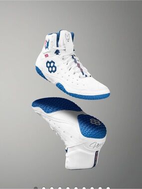 New RUDIS SF-Tbilisi 2.0 Wrestling Shoes USA White - Women's 7 / Youth 5.5"